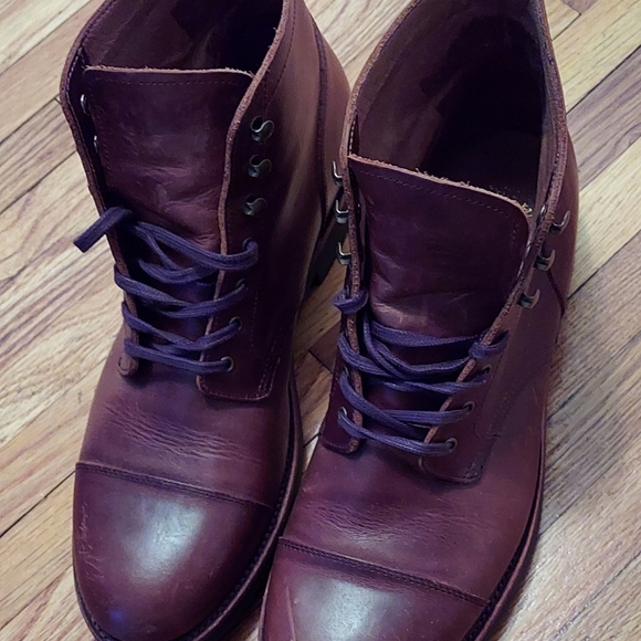 JCREW'S BROWN LEATHER BOOTS, Men's size 11 - Picture 6 of 10